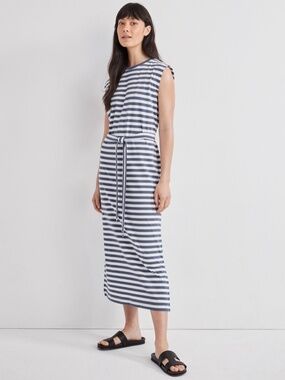 NWOT Haven Well Within Organic Cotton Interlock Cap Sleeve Everyday Dress Sz S